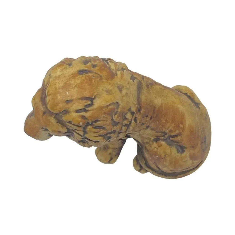 Vintage Mid-Century Lion Porcelain Figurine Realistic Matte Glaze Hand Painted ? - Picture 9 of 12